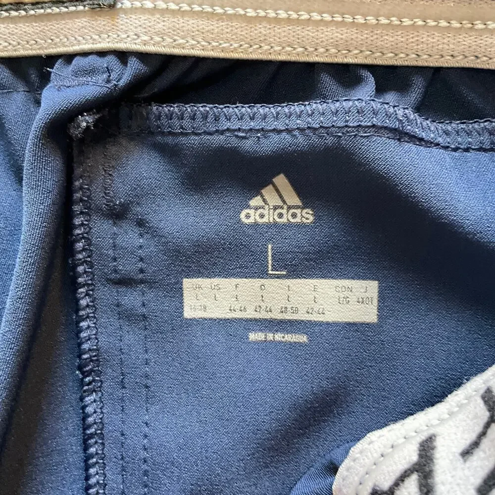 Adidas Baseball Knicker Pants Navy Red White Athletic Youth Large